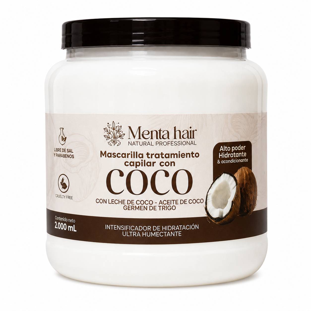 Bombonera de coco
