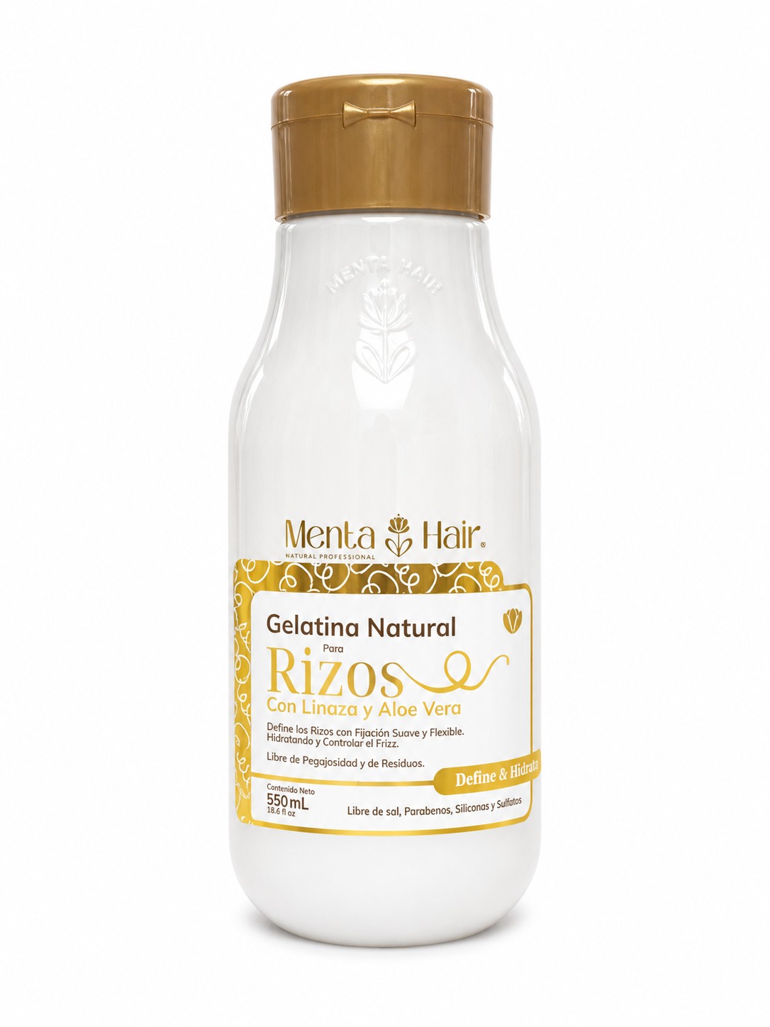 Gelatina Natural para rizos 550gr