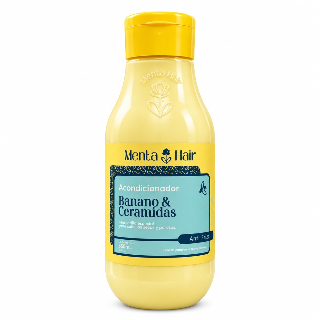 Acondicionador de banana y ceramidas 550gr